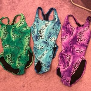 3 TYR racerback bathing suits